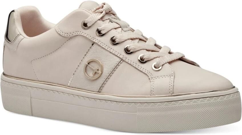 Tamaris Plateausneakers vrijetijdsschoen lage schoen veterschoen met gepolsterde schacht - Foto 6
