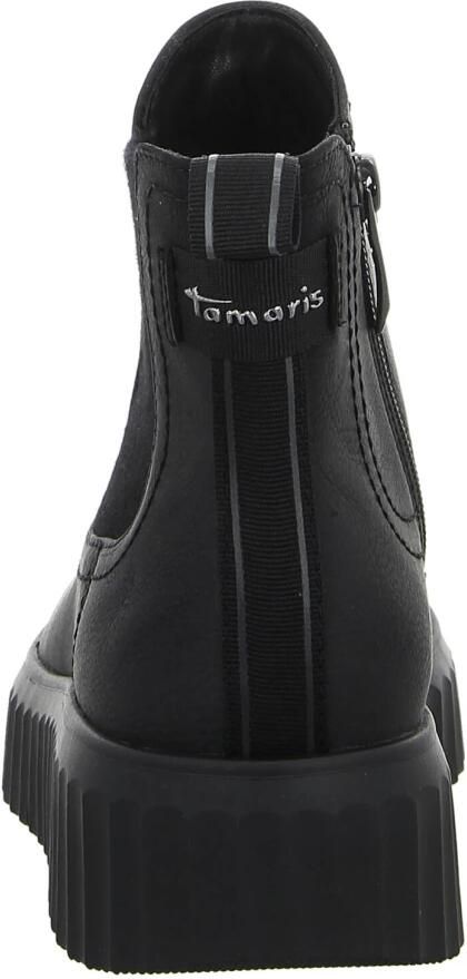 Tamaris dames enkellaars 1-25420-45-001 Laarzen dames gevoerd zwart