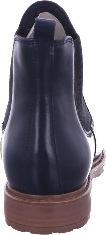 Tamaris dames Chelsea boot leren laarzen enkellaarzen dames donkerblauw M2505641 - Foto 8