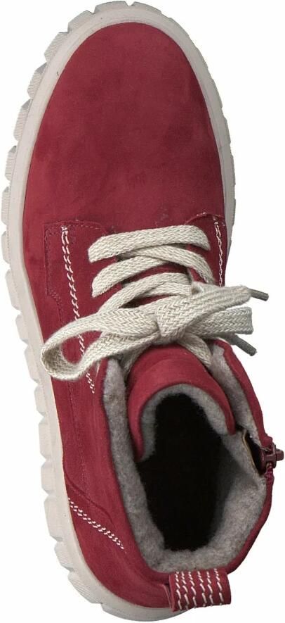 Tamaris Veterschoenen sleehak veterschoenen enkellaars met extra binnenrits