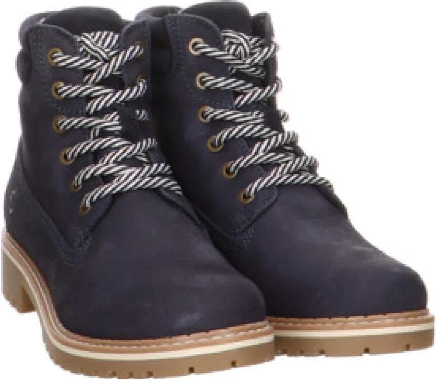 Tamaris Winterlaarzen blokhak veterschoenen outdoorschoen met duo-tex-uitrusting - Foto 2