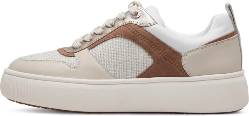 Tamaris Plateausneakers vrijetijdsschoen lage schoen veterschoen met contrastafwerkingen - Foto 4