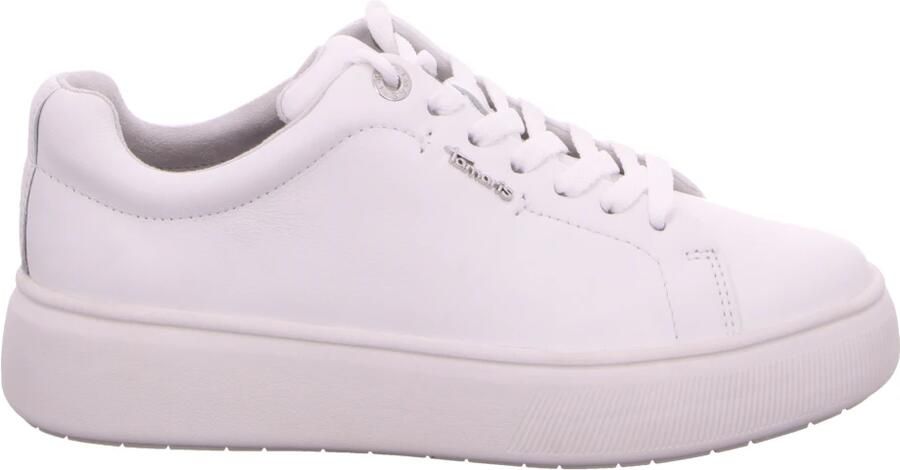 Tamaris Plateausneakers vrijetijdsschoen lage schoen veterschoen met verwisselbare binnenzool