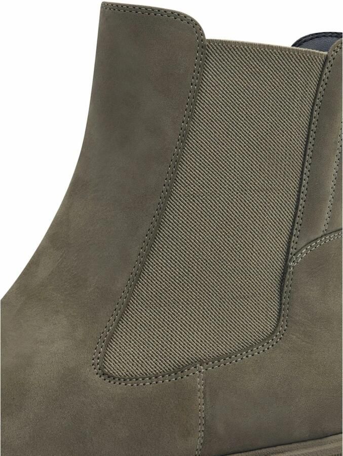 Tamaris Chelsea-boots blokhak combat boots enkellaars met stretch-inzet