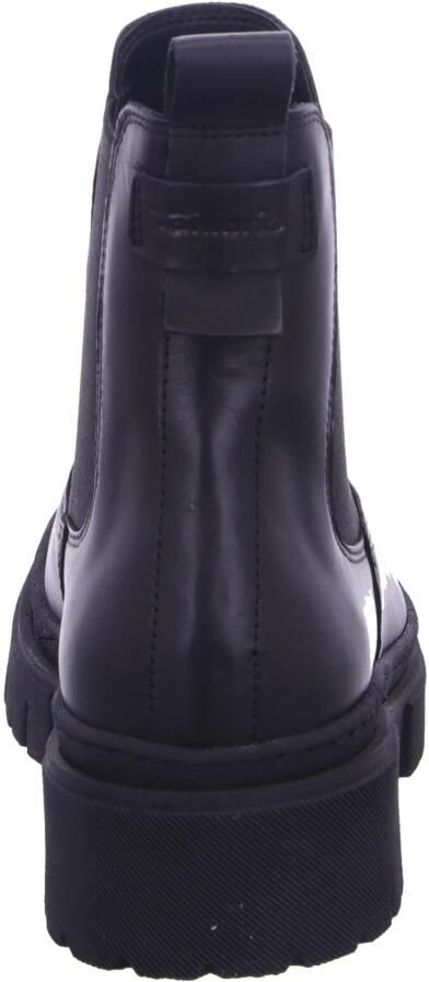 Tamaris dames chelsea boot leren laarzen enkellaars vrouwen leer M2590243 zwart - Foto 3