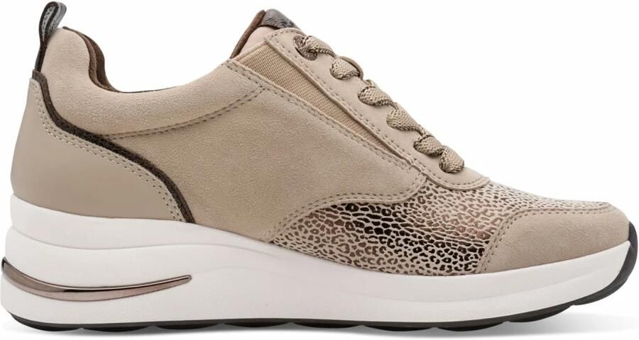 Tamaris Wide Fit Sneakers laag 'Comfort Da.' beige