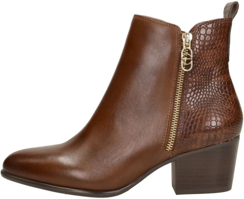 Tamaris Enkellaarsjes Hak Enkellaarsjes Hak Cognac - Foto 2