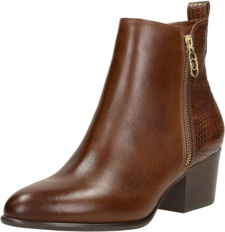 Tamaris Enkellaarsjes Hak Enkellaarsjes Hak Cognac - Foto 3