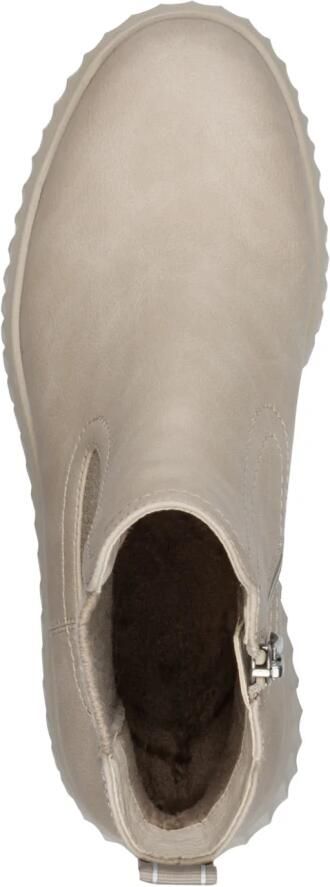 Tamaris dames enkellaars 1-25420-45 204 Laarzen dames gevoerd light grey - Foto 4