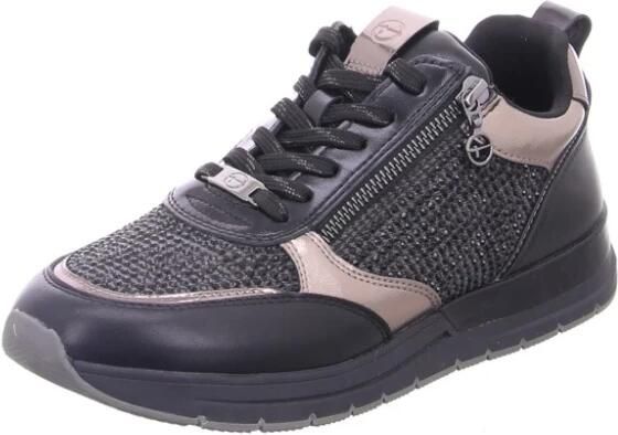 Tamaris Plateausneakers vrijetijdsschoen lage schoen veterschoen in vegan uitvoering - Foto 6