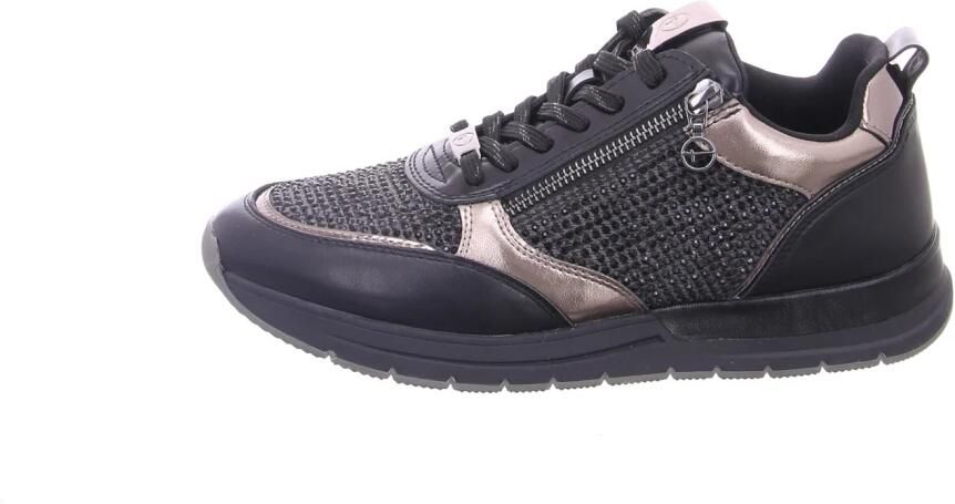 Tamaris Plateausneakers vrijetijdsschoen lage schoen veterschoen in vegan uitvoering - Foto 5
