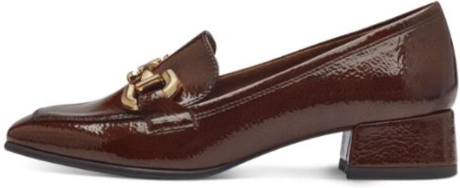 Tamaris Instappers blokhak pumps zakelijke schoen met modieuze siergesp - Foto 4