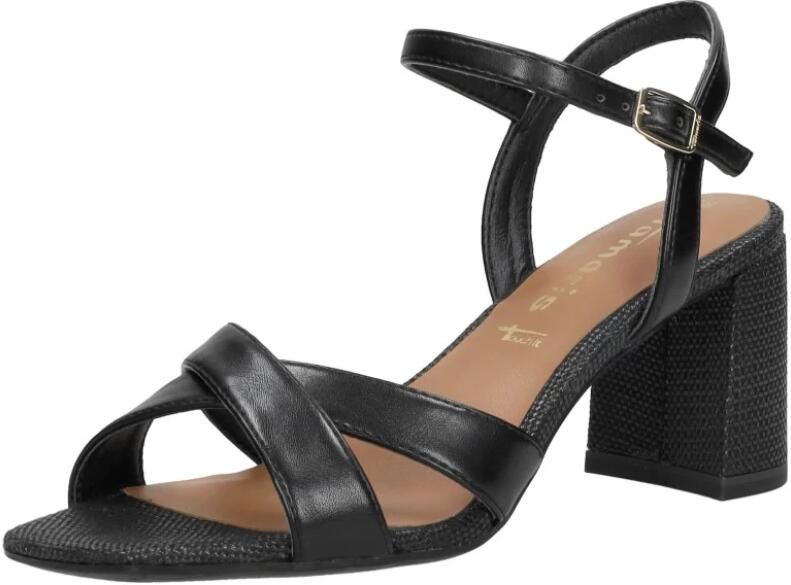 Tamaris Elegante Zwarte Platte Sandalen Vrouwen Black Dames - Foto 4