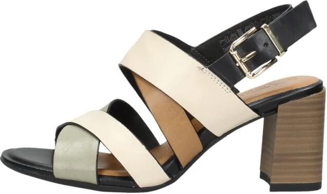 Tamaris Sandalette Dames Zwart Groen Beige Cognac - Foto 3