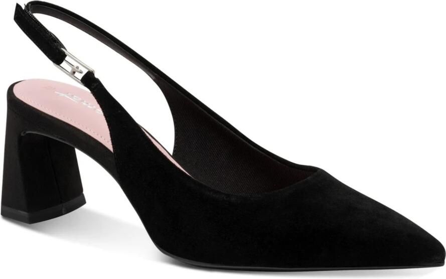Tamaris dames leren slingpumps 1-29624-46-004 damesschoen zwart - Foto 4