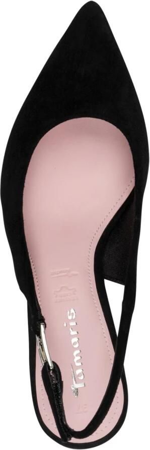 Tamaris dames leren slingpumps 1-29624-46-004 damesschoen zwart - Foto 6