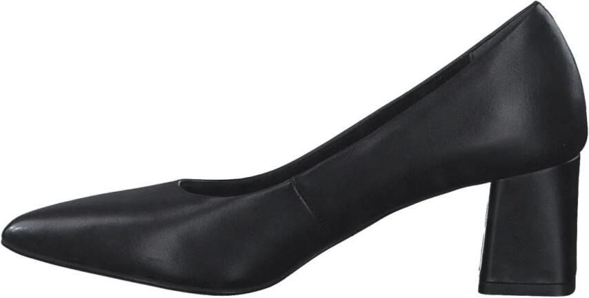 Tamaris Klassieke Zwarte Leren Formele Ballerina`s