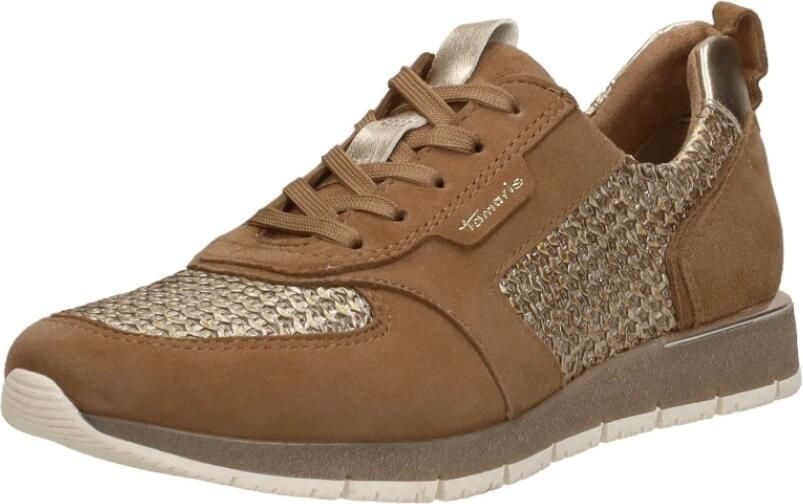 Tamaris Sneakers Laag Sneakers Laag Cognac - Foto 3