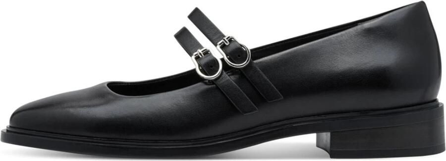 Tamaris leren ballerina 1-22131-45 001 dames damesschoenen M2423145 zwart - Foto 4