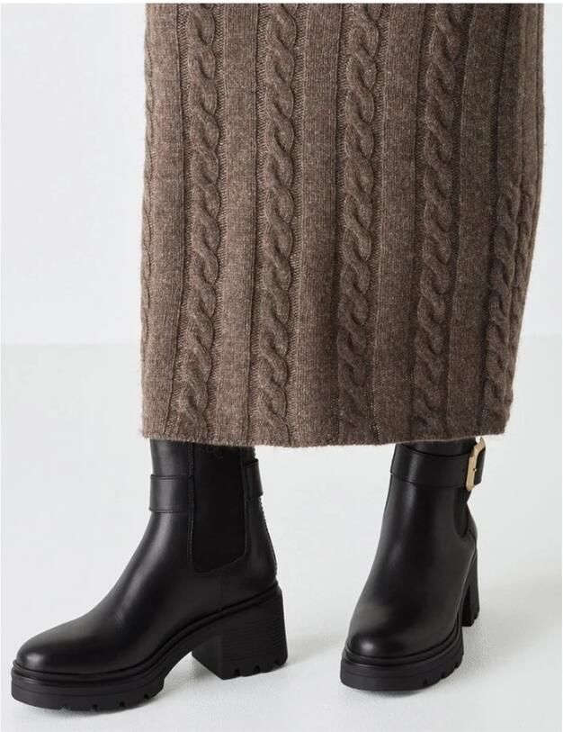 Tamaris dames leren laarzen enkellaarsjes vrouwen 1-25433-45 001 zwart M2543345 - Foto 4