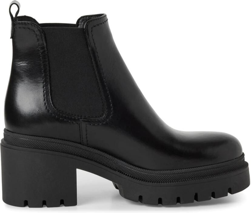 Tamaris Chelsea boots 'Klassische Stiefelette Damen 1-25459-41 003 Echtleder in schwarz' zwart