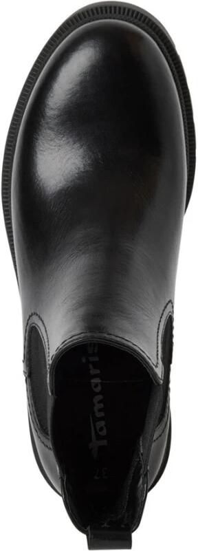 Tamaris Chelsea boots 'Klassische Stiefelette Damen 1-25459-41 003 Echtleder in schwarz' zwart - Foto 3