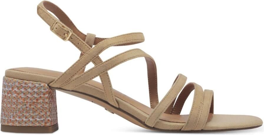 Tamaris Sandaaltjes blokhak avondschuh zomerschoen met verstelbare gesp