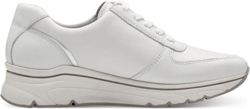 Tamaris leren damesschoenen met lage top 1-23711-42 Wit - Foto 3