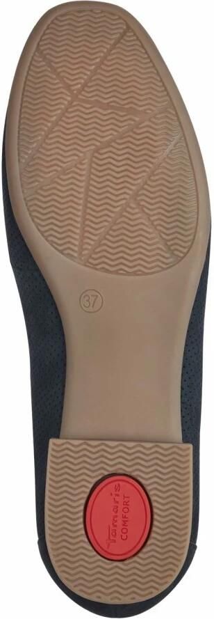 Tamaris Comfort Instappers blauw Leer Dames - Foto 4