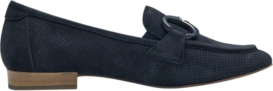 Tamaris Comfort Instappers blauw Leer Dames - Foto 3