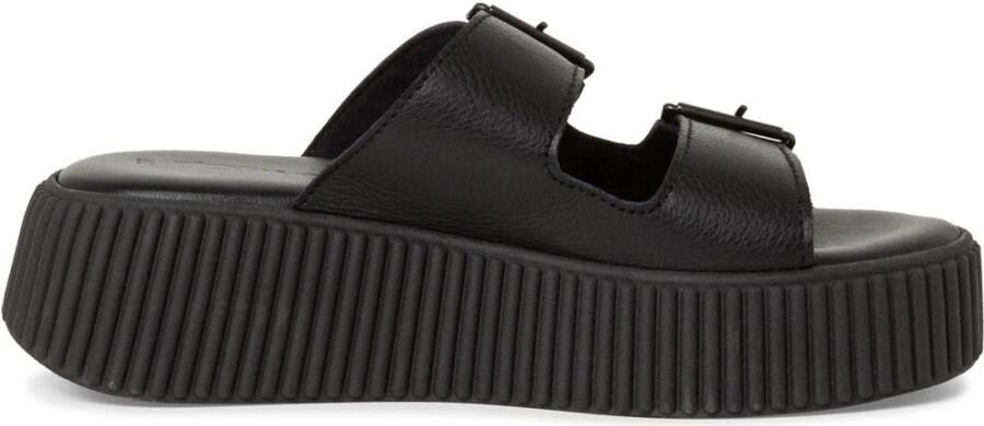 Tamaris Zwarte Open Casual Slippers Vrouwen Black Dames - Foto 3