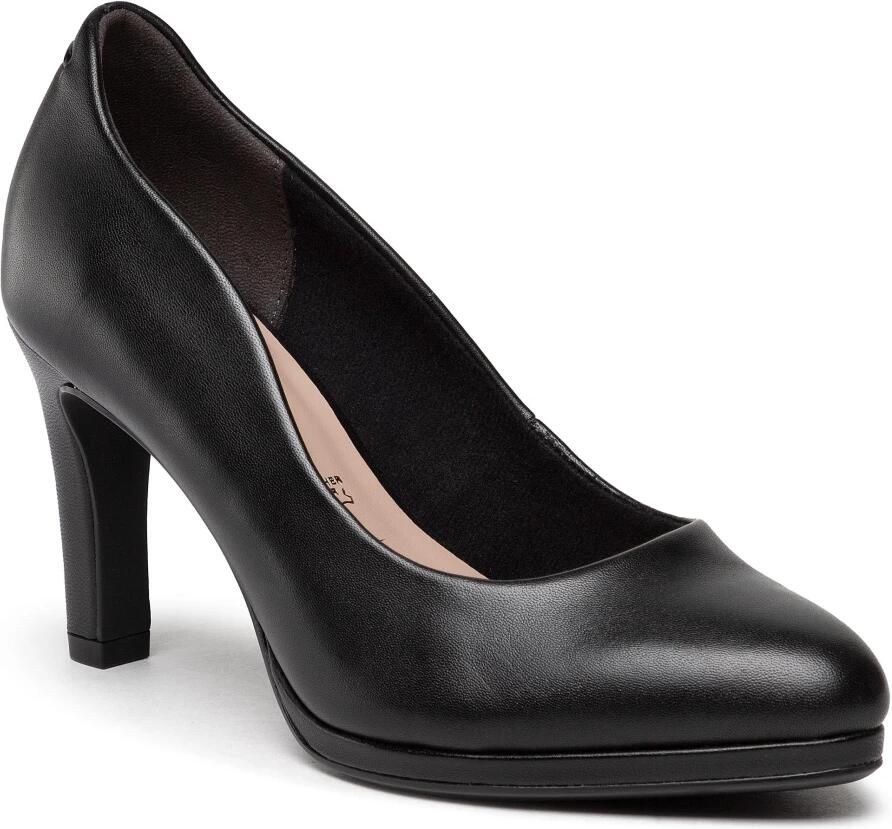 Tamaris Pumps zwart Leer 142402 Dames - Foto 3
