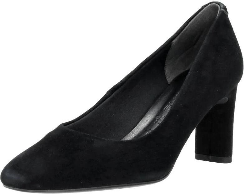 Tamaris Zwarte Suède Pump met Zilveren Ketting Black Dames - Foto 5