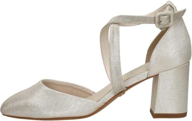 Tamaris Gouden Glitter Feest Sandalen Yellow Dames - Foto 19