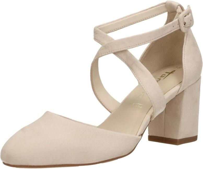 Tamaris Gesppumps avendschoen feestelijke schoen blokhak met verstelbare band - Foto 3