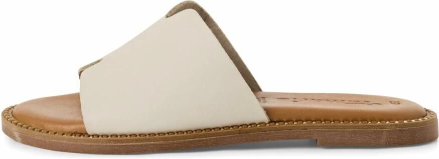 Tamaris leren muiltje 1-27135-42 418 damesschoenen slip-on M2713542 beige - Foto 3