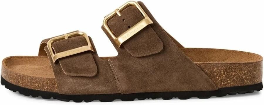 Tamaris leren muiltje 1-27543-42-355 damesschoenen M2753342 bruin