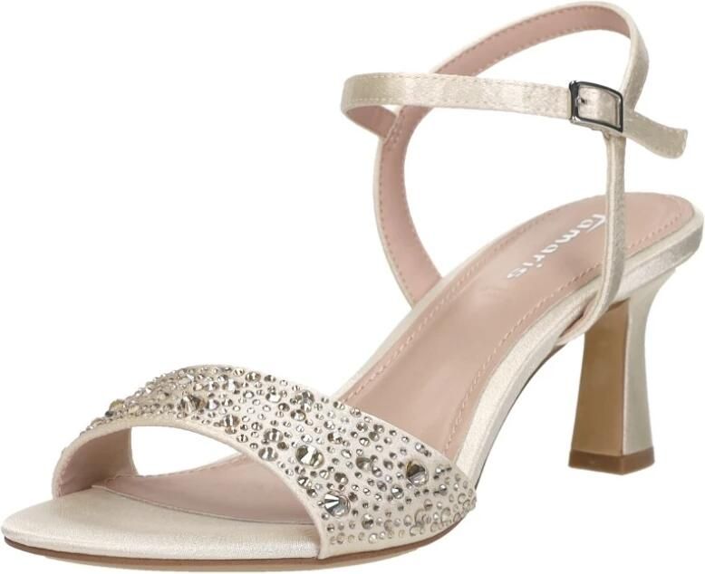 Tamaris Sandalen Hak Sandalen Hak Gebroken wit - Foto 4