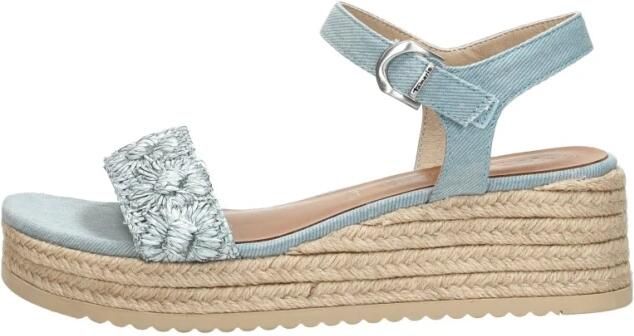 Tamaris Sandalen Touwzool Sandalen Touwzool Licht blauw - Foto 2