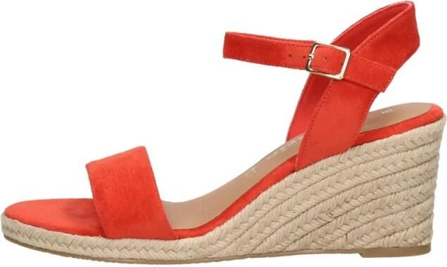 Tamaris Oranje Suède Sandalette met 7 cm Hak Orange Dames - Foto 2