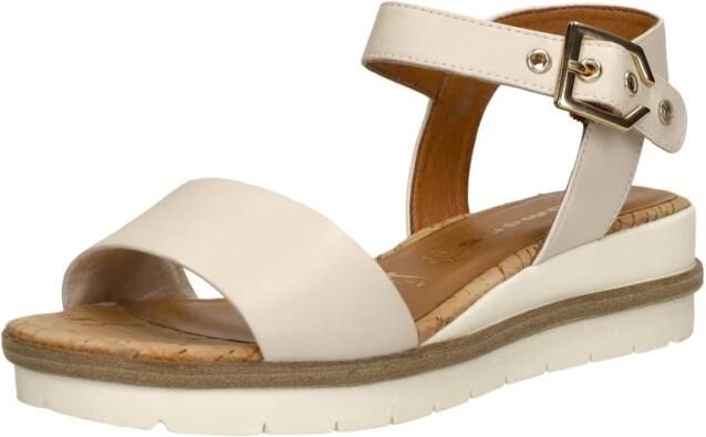 Tamaris Sandaaltjes blokhak feestdagenschuh avondschuh klittenband onder de siergesp - Foto 13