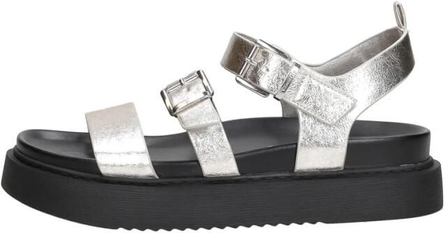 Tamaris Moderne Grijze Sandalen met Dubbele Gespsluiting - Foto 5