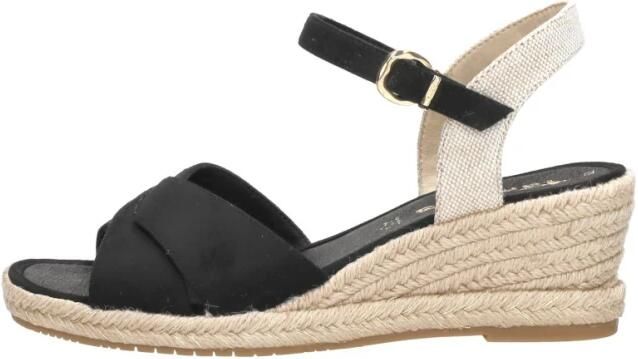 Tamaris Zwarte suède sandalette met 6 cm hak Multicolor Dames - Foto 2