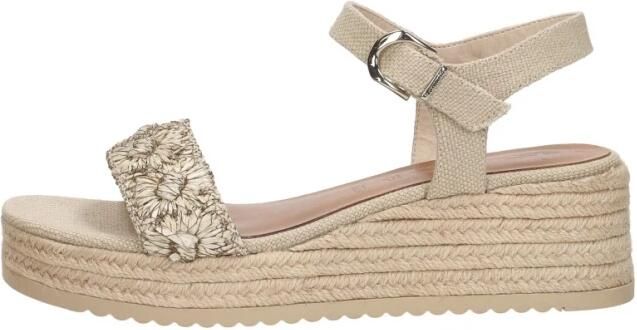 Tamaris Sandalen Touwzool Sandalen Touwzool Beige - Foto 3