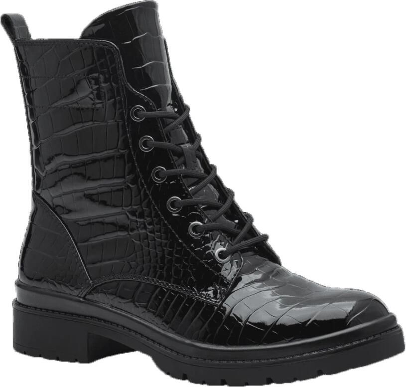 Tamaris Core Dames Laarzen BLACK CROCO
