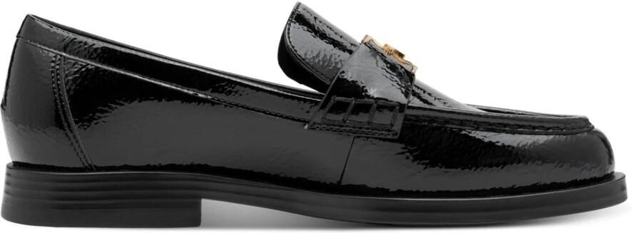 Tamaris Instappers blokhak loafer zakelijke schoen in vegan verwerking