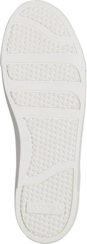 Tamaris Plateausneakers vrijetijdsschoen halfschoen veterschoen met inzetten en glinsterdetails - Foto 4