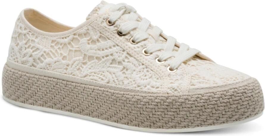 Tamaris Plateausneakers freizeitschoen lage schoen veterschoen met haakapplicatie - Foto 3