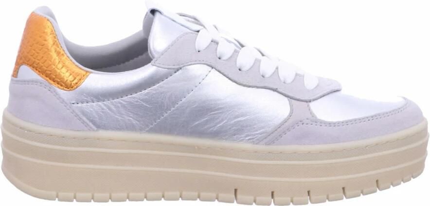 Tamaris Lage Top Sneaker 1-23773-43 9A8 Damesschoenen M2377343 Zilver - Foto 4