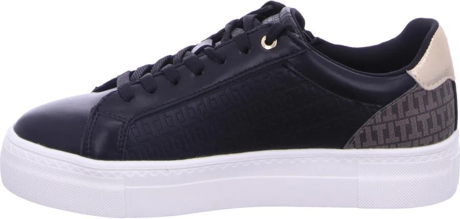 Tamaris Plateausneakers vrijetijdsschoen halfschoen veterschoen met inzetten en glinsterdetails - Foto 6